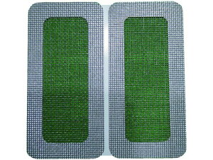 【お取り寄せ】IWATANI 創進 網戸補修シート グレー 長方形中 4枚 SAH-4TT 建築金物 土木 建築資材