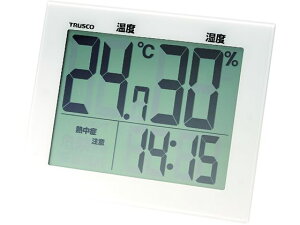 【お取り寄せ】TRUSCO 大画面温湿度計 BTH-220