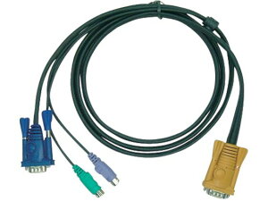 【お取り寄せ】ATEN PS/2 KVMケーブル SPHDタイプ 6m 2L-5206P コネクタ 変換ケーブル USBケーブル 配線