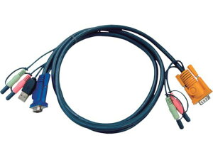 y񂹁zATEN USB KVMP[u I[fBIΉ SPHD KVMp 1.2m