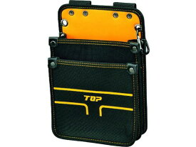【お取り寄せ】TOP 建築用スリム腰袋2段タイプ TPK-201 腰袋 工具差し 携帯ケース 安全保護具 作業