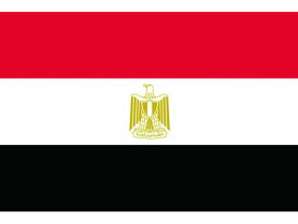 【お取り寄せ】東京製旗 国旗No.2(90×135cm) エジプト・アラブ 426163 安全標識 ステッカー 現場 安全 作業