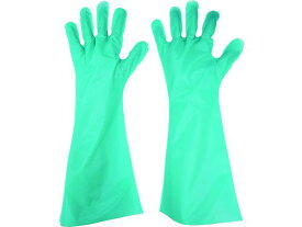 【お取り寄せ】東京パック エンボス手袋ロング五本絞り グリーン L GL45L 使いきり手袋 ポリエチレン 作業用手袋 軍足 作業
