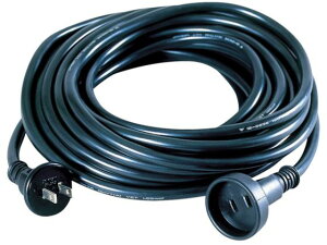 【お取り寄せ】日動 シングル防雨型延長コード 100V 20m アースなし SW-20 延長コード コードリール 工事 作業 工具