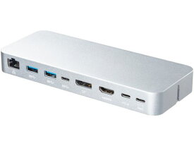 【お取り寄せ】サンワサプライ USB Type-Cドッキングステーション マグネットタイプ USBハブ ネットワーク機器 PC周辺機器