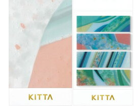 キングジム KITTA クリア(ガラス) 40片 KITT011 デコレーション シールタイプ マスキングテープ