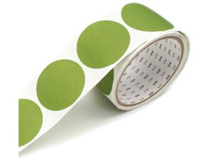 【お取り寄せ】カモ井 mt 丸シールロール マットオリーブグリーン 100枚 MTSEAR01 カラーシール ふせん インデックス メモ ノート