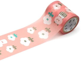 【お取り寄せ】カモ井 mt pocket mizutama 花とパンダ MTPOCT016 デコレーション マスキングテープ