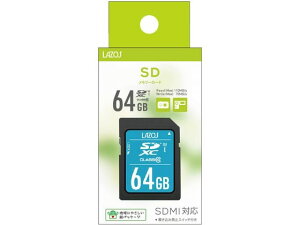Lazos SDXC[J[h 64GB L-B64SDHX10-U3 SDJ[h SDHCJ[h L^fBA e[v