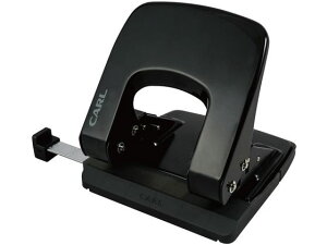 カール事務器 2穴パンチ アリシス ブラック 穿孔枚数35枚 LPN-35-K 小型 中型 パンチ