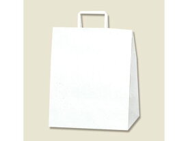 ヘイコー 紙袋 H25チャームバッグ W2 平手 晒白無地 50枚 紙手提袋 平紐 ラッピング 包装用品