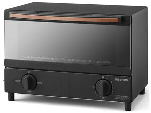 アイリスオーヤマ スチームオーブントースター2枚焼き ブラック BLSOT-011-B キッチン 家電