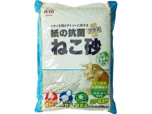 【お取り寄せ】ペットアイ 紙の抗菌プラス猫砂 10.5L 猫砂 シート 猫用 キャット ペット トイレ