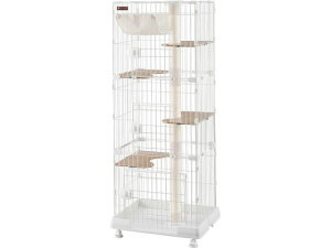 【お取り寄せ】アイリスオーヤマ キャットランドケージ オフホワイト PCLC-703