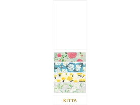 キングジム KITTA (フラワー7) KIT068 デコレーション シールタイプ マスキングテープ