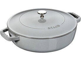 【お取り寄せ】STAUB ストウブ ピコ・ココット ブレイザーソテーパン 26cm グレー キッチン 雑貨 テーブル