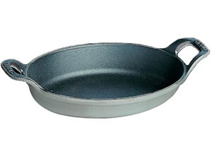 �y�����񂹁zSTAUB �X�g�E�u �I�[�o���X�^�b�J�u���f�B�b�V�� 24cm �O���[ 40509-562 �L�b�`���G��