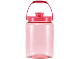 【お取り寄せ】タケヤ化学工業 プラスチック カラー果実酒びん R型 4.2L ピンク キッチン 雑貨 テーブル