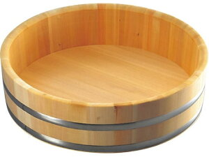 【お取り寄せ】雅漆工芸 さわら 特上飯台 ステンタガ底竹巻 54cm 3升