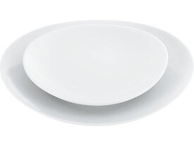 【お取り寄せ】EBM 磁器 中華・洋食兼用食器 白楕円深皿 17cm カヌー型皿 洋食器 キッチン テーブル