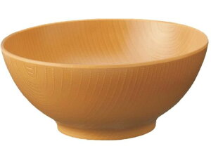 【お取り寄せ】台和 メラミン食器 ウォールナ ボール 17cm WD-41-LBR ライトブラウン