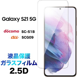 Galaxy S21 5G SC-51B SCG09 KXtB sc51b 2.5D ʕی tی یtB KX dx9H N[i[V[gt EhGbW u G[[ docomo hR MNV[ GX gDGe