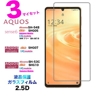 3Zbg KXtB AQUOS sense7 sense6 sense6s SH-53C SHG10 SH-54B SHG05 SH-M19 SHG07 2.5D ʕی tی یtB KX ʃV[g dx9H N[i[V[g EhGbW ANIX 