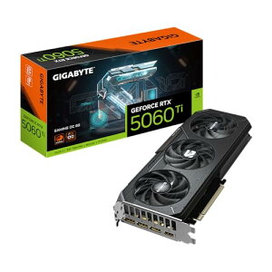 GIGABYTE NVIDIA Geforce RTX5060Ti ���� �O���t�B�b�N�{�[�h GDDR7 8GB �������K�㗝�X�i GV-N506TGAMING OC-8GD