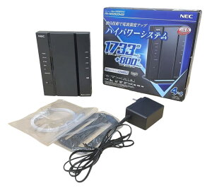 NEC Wi-Fi 5�i11ac�j4�X�g���[���Ή� ����LAN���[�^�[ Aterm�V���[�Y (WG2600HS2)�@�u���b�N
