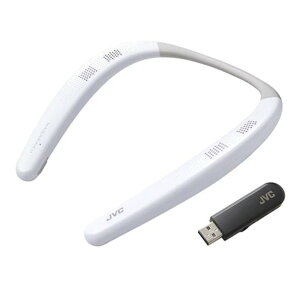 JVC �E�F�A���u�����C�����X�X�s�[�J�[�@NAGARAKU �e���r�p���M�@�t�� (SP-A7WT-W) �z���C�g