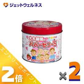 ≪2月も毎日全商品P2倍！≫【第(2)類医薬品】パパーゼリー5 120粒 ×2個〔ビタミン剤〕