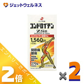 ≪お得！1月毎日全商品P2倍！≫【第3類医薬品】コンドロイチンZS錠 270錠 ×2個