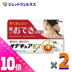 ≪超お得！11月も毎日全商品P10倍！≫【第2類医薬品】オデキュアEX 12g ×2個