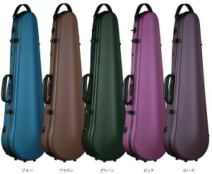 【バイオリンケース】Carbon Mac CFV-2S S-PPGサテン ピンクゴールド カーボンファイバー製ハードケース カーボンマック