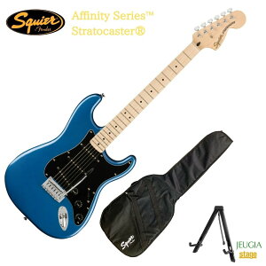Squier Affinity SeriesR StratocasterR, Maple Fingerboard, Black Pickguard, Lake Placid Blue�X�N���C�A �X�g���g�L���X�^�[ �G���L�M�^�[ ���C�N�v���V�b�h�u���[�yStage-Rakuten Guitar SET�z�X�N���C���[ ��