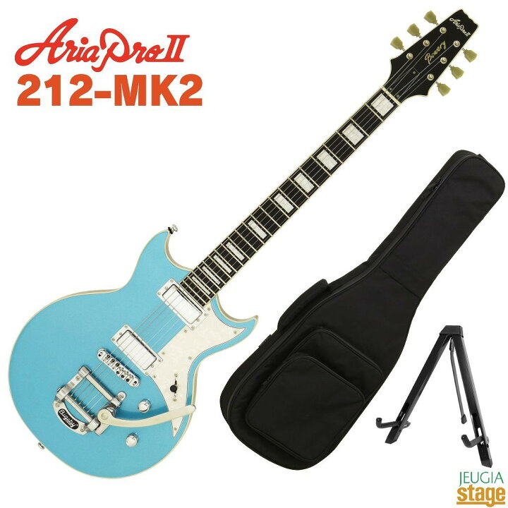 楽天市場】AriaProII 212-MK2 PHBL Phantom Blueアリア プロ エレキ 