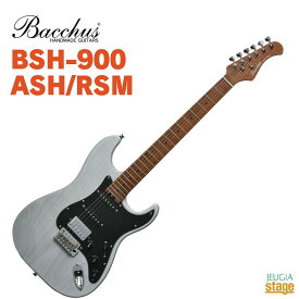 Bacchus BSH-900ASH/RSM WBDバッカス エレキギター ローステッドメイプル アッシュ ストラトキャスター ホワイトブロンド