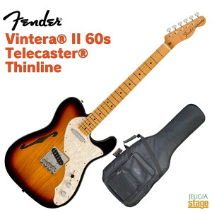 Fender Vintera II '60s Telecaster Thinline, Maple Fingerboard, 3-Color SunbursttF_[ GLM^[ LVR VC eLX^[ re To[XgyStage-Rakuten Guitarz