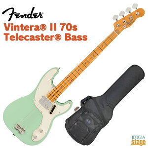 Fender Vintera II '70s Telecaster Bass, Maple Fingerboard, Surf GreentF_[ GLx[X LVR eLX^[ re T[tO[yStage-Rakuten Guitarz