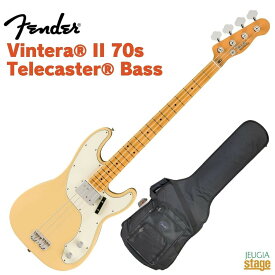 Fender Vintera II '70s Telecaster Bass, Maple Fingerboard, Vintage Whiteフェンダー エレキベース メキシコ テレキャスター ビンテラ ヴィンテージホワイト【Stage-Rakuten Guitar】