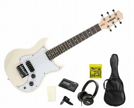 VOX SDC-1 mini WH SET ヴォックス エレキギター ミニギター ホワイト セット【ヘッドホンアンプ】【初心者セット】