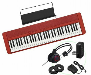 yyX2021N܁IzywbhzA_v^[ZbgzCASIO CT-S1 RD Red Casiotone SETJVI L[{[h JVIg[ 61 bh ZbgyCX MIDI & AUDIO A_v^[zyWU-BT10zywb