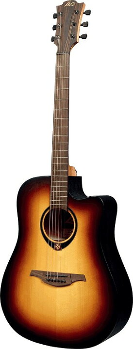 楽天市場】LAG Guitars Tramontane T70DCE BRB BROWN BURST ラグ 