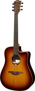 LAG Guitars Tramontane T118DCE DREADNOUGHT CUTAWAY ELECTRO BROWN SHADOW OEM^[Y geC AR[XeBbNM^[ ARM GAR hbgm[g uE VhE
