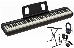 Roland Portable Piano FP-10 BK Black SET ローランド 電子ピアノ 88鍵 ポータブルピアノ ブラック セット【スタンド】【ヘッドホン】【フットスイッチ】