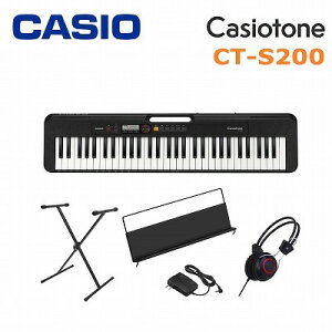 CASIO Casiotone CT-S200 BK BLACK JVI x[VbNL[{[h 61 ubN