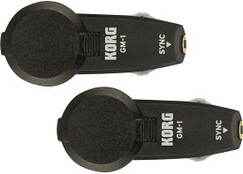 KORG テンポ同期 イヤホン型 メトロノーム 2個セット GM-1 2PCS ブラック