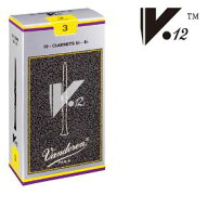 【正規輸入品】Vandoren REED V12B♭ CLARINET 10枚入りバンドレン B♭クラリネットリード 銀箱 硬さ:(3 …