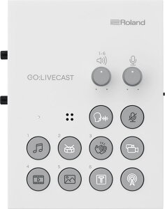 y_[WzROLAND GO:LIVECAST Livestreaming Studio for Smartphones[h CuXg[~OEX^WIX}[gtHpI[fBIEC^[tF[X