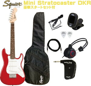 Squier by Fender Mini Stratocaster Laurel Dakota Red SETXNCA XNC[ ~jXggLX^[ ~jGLM^[ _R^bhyStage-Rakuten Guitar SETz